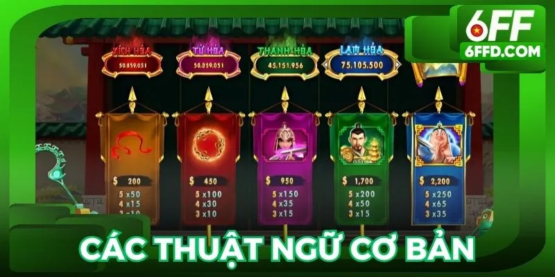 Các thuật ngữ cơ bản trong trò chơi Nổ hũ Natra tại nhà cái