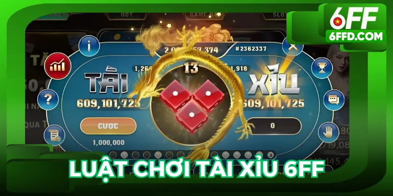 Luật chơi Tài xỉu 6FF cực chi tiết dành cho bạn