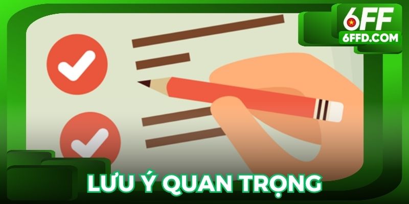 Các lưu ý quan trọng khi nhận thưởng