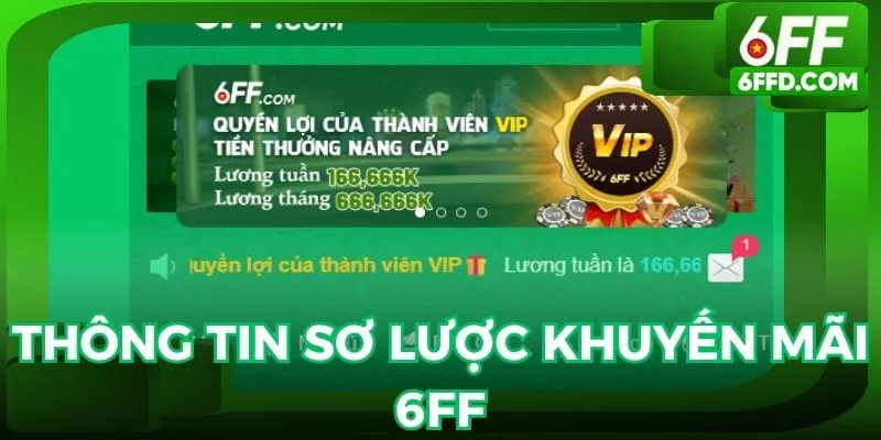Thông tin sơ lược về chuyên mục khuyến mãi 6FF